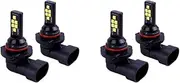 Binxind 4X HB4 9006 LED Fog Light Bulb Advanced 3030 SMD Daytime Running DRL Lamp, Cool White 6000K