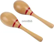 Maracas for Adults Wooden Hand Percussion Rattles Sand Hammer Music Instrument