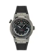 Ferragamo F-80 Gmt Worldtime Silicone Watch, 43mm