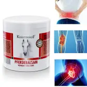 Krauterhof Horse Balm Extra Strong Warming Massage Gel with Extracts of Red Vine Leaf Horse Chestnut Lemon Balm Chamomile Hops Valerian Yarrow Fenn...
