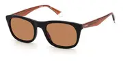 Polaroid PLD 2104/S/X Polarized 8LZ/HE Men's Sunglasses Black Size 55