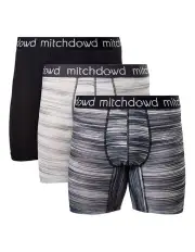 [Mitch Dowd] Eco Micro Recycled Repreve Comfort Trunk 3 Pack in Black/White