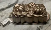 Williams Sonoma Nordic Ware Pumpkin Fall Loaf Pan Cake Baking NWT