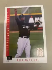 Nick Madrigal 2019 Birmingham Barons Team Card