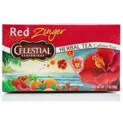 Celestial Tea Red Zinger X 20 Tea Bags (Pack of 6)