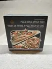 Outset Square Pizza Stone Tiles 7.5” Set Of 4 Brand New Never Used