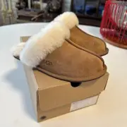 Women's Shoes UGG SCUFFETTE Slide Slippers 1106872 CHESTNUT Sz 6