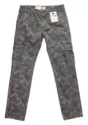 NWT Kids Boys' Levis Slim Cargo Pant 'Leaf Camo' Print Size 16 Reg / 28 x 28