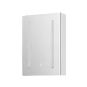 Bathroom Mirror Wall Cabinet LED Light Medicine Makeup Storage Shelves Organiser