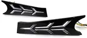 2Pcs Car LED Daytime Running Light Flowing Fog Lamp DRL Turn Signal Light for Kia K3 Cerato 2019