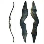 30-60lbs 60"Archery Recurve Bow LH/RH Bamboo Lamination Process Takedown Bow
