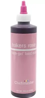 Chefmaster by US Cake Supply 10.5-Ounce Bakers Rose Liqua-Gel Cake Food Coloring