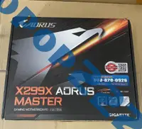 在飛比找露天拍賣優惠-盒裝Gigabyte/技嘉 X299X AORUS MAST