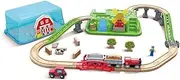 Hape Countryside Train Bucket Set W/Storage Box Kids/Toddler Activity Toy 3+