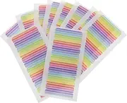 CRILSTYLEO Seamless Lace Hair Integration Wigs Tape Double Sided Extension Tape Strips Colorful Wig Adhesive Strips for Events