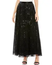 Mac Duggal A-Line Midi Skirt