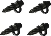 Lightweight Motorcycle Brake Pump Screw Set 4 Pieces Steel Plastic for Easy Installation