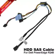 Dell PowerEdge R240 Server SAS line 1 to 2 Non Hot Swap RAID Card Cable R04MH
