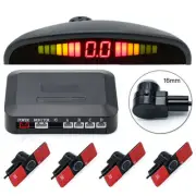 Car Reverse Backup Radar Detector System With Hidden 16mm Flat Parking Sensor