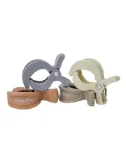 [Bubba Blue] Pram Clips 4 Pack in Multi