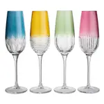 Waterford Mixology Color Champagne Flutes, Set of 4