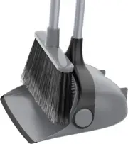 Broom and Dustpan Set with Long Handle Upright Broom and Dustpan Combo for