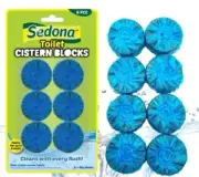 6 Packs Blue Pine Fragrance Clean & Freshens Toilet Cistern Blocks 40g Duramax