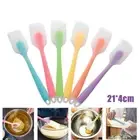 Silicone Batter Cream Mixing Pastry Scraper Spatula Butter Mixer Cake Brushes