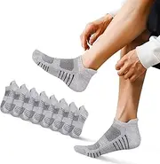 [EKSHER] Trainer Socks Unisex Sports Socks Short Half Socks Running Socks Cotton 35-50 Multipack Cotton Socks Breathable 8 Pairs
