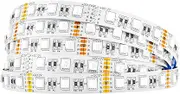 BTF-LIGHTING 5050 RGBW RGB+Cool Whtie(6000K-7000K) LED Strip 4 Colors in 1 5050 SMD 5 Meters 60LEDs/m Total 300LEDs IP30 Non-Waterproof Mixed Color LED Strip 300RGB LED+300 Pure Cool White LED