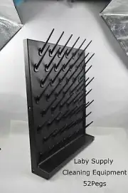 TECHTONGDA New Black PP Drying Rack 52 Pegs Education/Lab Supply Equipment