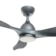 Martec Scorpion 52" 3 ABS Blade Smart Wi-Fi DC Ceiling Fan with Remote Control and 15W Tri-Colour LED - Graphite / Carbon