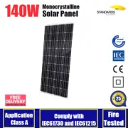 140W 12V MONO SOLAR PANEL HOME OFF GIRD CARAVAN BOAT BATTERY CHARGING 140 WATT