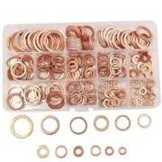Assorted Engine Box 280 Pcs Washers Solid Copper Sump Plug Washer Box Set NEW (for: MG)