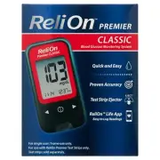ReliOn Premier CLASSIC Blood Glucose Monitoring System SHIPPING FREE