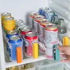 Portable Soda Can Organizer Canned Beer Refrigerator Refrigerated Storage Rack