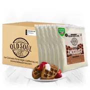 OldSoul Belgian Waffle Batter Mix | Chocolate | GLUTEN FREE | 30 Lbs | 168 Pcs