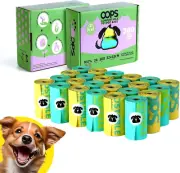 Compostable Dog Poop Bags, Certified Compostable, Unscented 360 Counts 24 Rolls