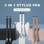 2 in 1 Universal Stylus Screen Pen for iPhone iPad Tablet Phone USD