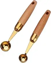 SHOWERORO Stainless Steel Fruit Scooper and Baller Melon Digging Spoon Easy Safe for Home Tableware