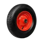 16" 6.5-8 Wheelbarrow Wheel Barrow Trolley Cart Trailer Heavy Duty 25mm Red