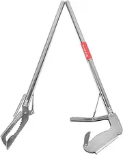 Heavy Duty Stainless Steel Snake Catcher Tongs Long Reach Reptile Grabber Tool for EEL Rattlesnake and Wildlife Handling for Farm Protection and Wildlife Management