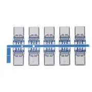 10pcs USB 3.1 Type C Connector 14 Pin Female Socket receptacle Through Holes ^❤