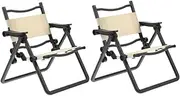 UPKOCH 2pcs Miniature Chair Model Mini Beach Chair for Dollhouse Micro Landscape