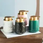 Easy To Press Soap Pump Dispensers Ceramic Gel Hand Sanitizer Bottle Kitchen