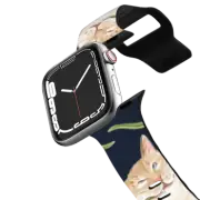 Apple Watch Series 4-6, SE (40mm) Impact Band Cat loves grass Watch Band