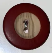 La Mode Buttons 3/4” 19mm Red 43177 NOS
