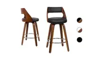 ALFORDSON 4x Bar Stools Swivel Chairs Kitchen Wooden Dining Chair