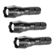 Tough Torch Water Resistant LED Flashlights With 5 Modes Value Pack