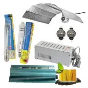 250/400/600/1000w Hydroponics Kit HPS MH Bulb Magnetic/Digital ballast reflector